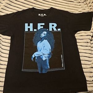 H.E.R. T-shirt medium black